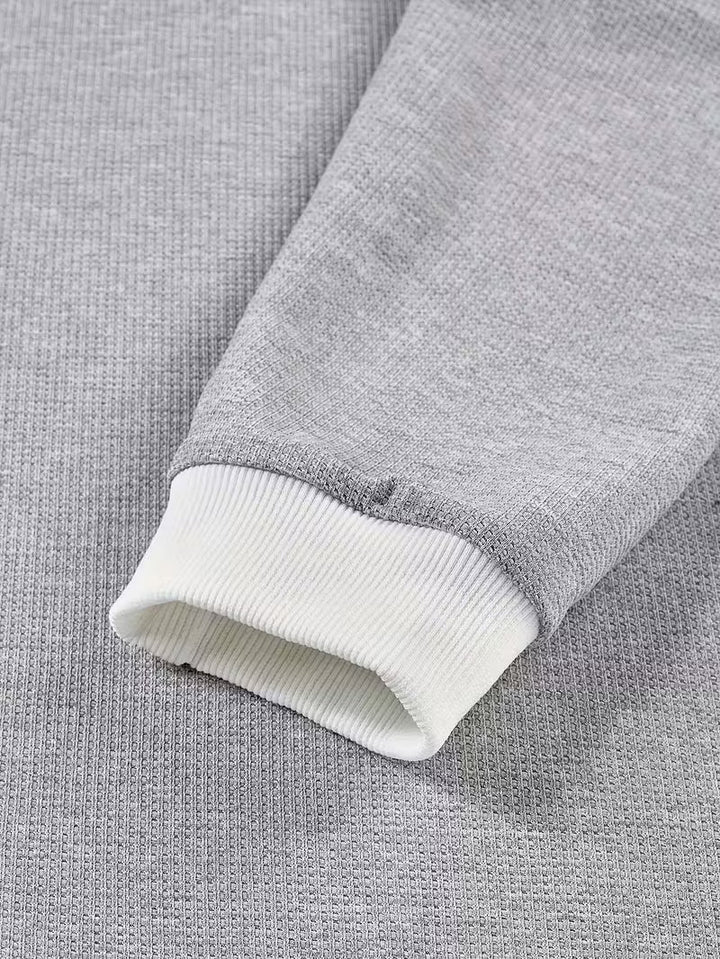 Gennady - Camicia In Maglia Waffle Testurizzata Con Colletto a Contrasto