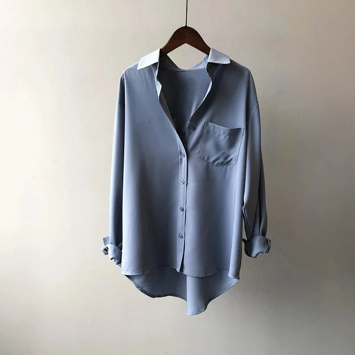 Nathan - Camicia a Maniche Lunghe con Tasca Frontale