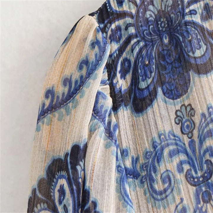 Willa - Abito Vintage a Maniche Lunghe