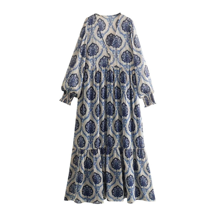 Willa - Abito Vintage a Maniche Lunghe