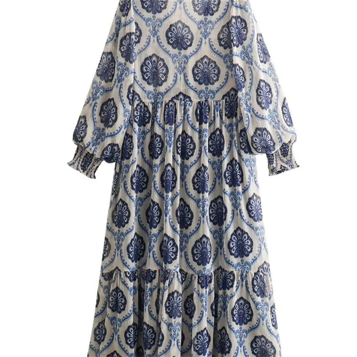 Willa - Abito Vintage a Maniche Lunghe