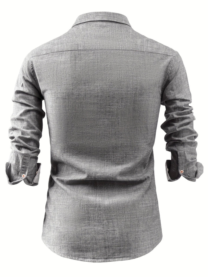 Nolan - Camicia a Maniche Lunghe Con Bottoni