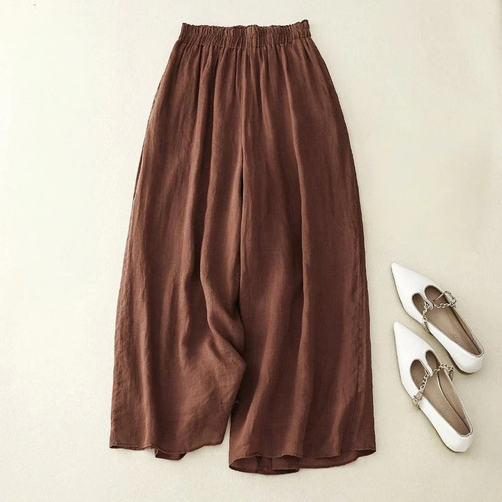 Rosalva - Pantaloni Eleganti In Lino