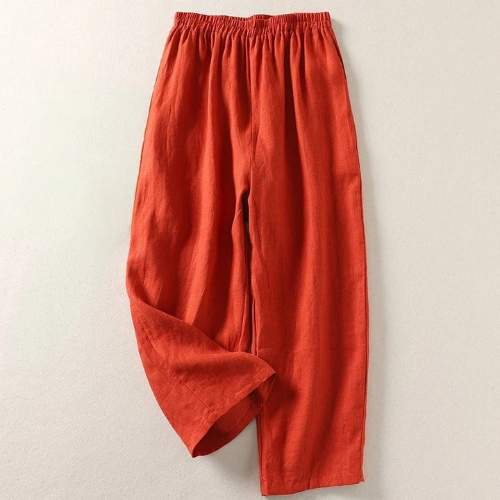 Ljupka - Pantaloni Morbidi In Cotone e Lino