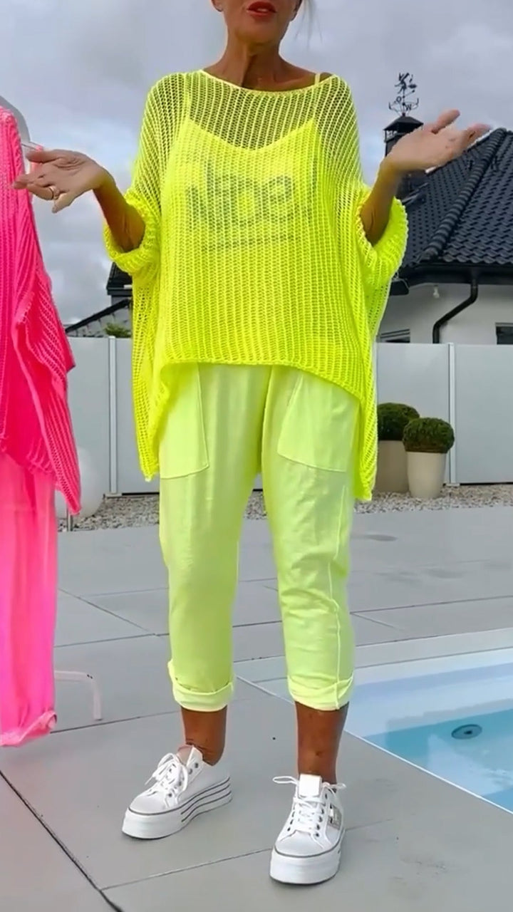 Spanou - Tuta Casual e Camicia Con Scollo Rotondo