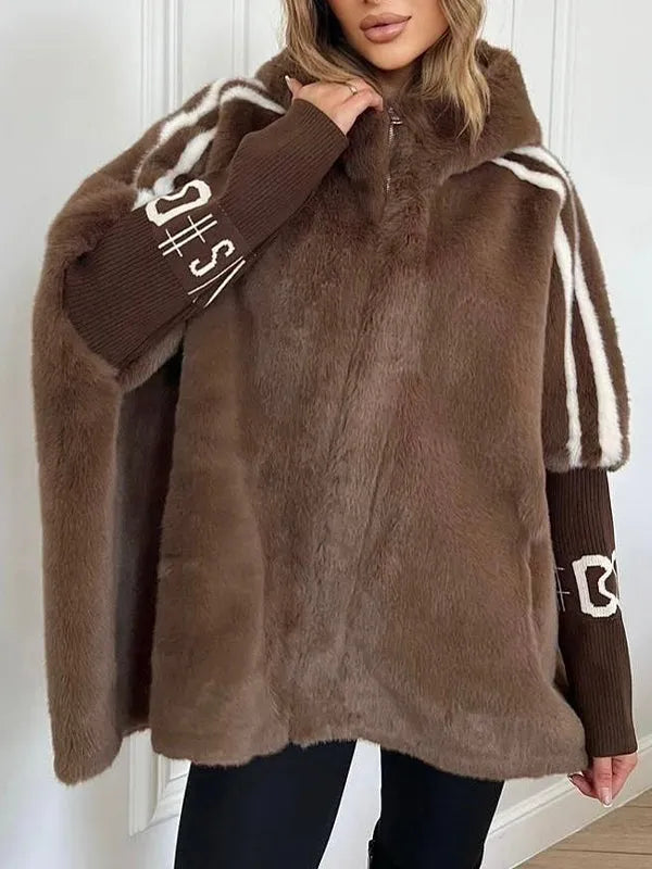 Capsey - Elegante Cappotto Invernale In Pelliccia Sintetica
