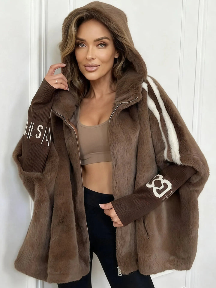 Capsey - Elegante Cappotto Invernale In Pelliccia Sintetica