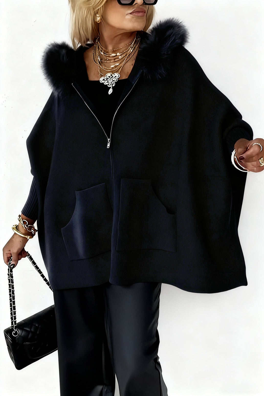 Anouka - Felpa Con Cappuccio, Maniche Lunghe e Zip