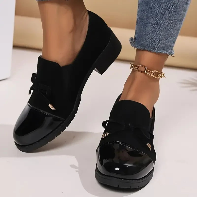 Azahra - Eleganti Mocassini Slip-On Con Fiocco