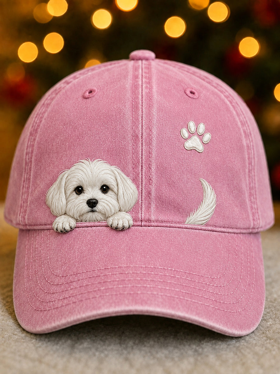 Pawlina - Cappellino Regolabile Con Grafica Di UN Simpatico Cane