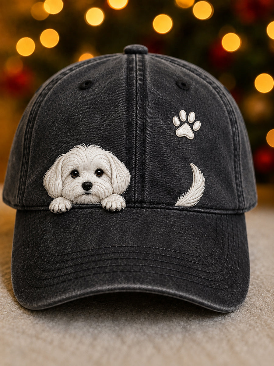 Pawlina - Cappellino Regolabile Con Grafica Di UN Simpatico Cane