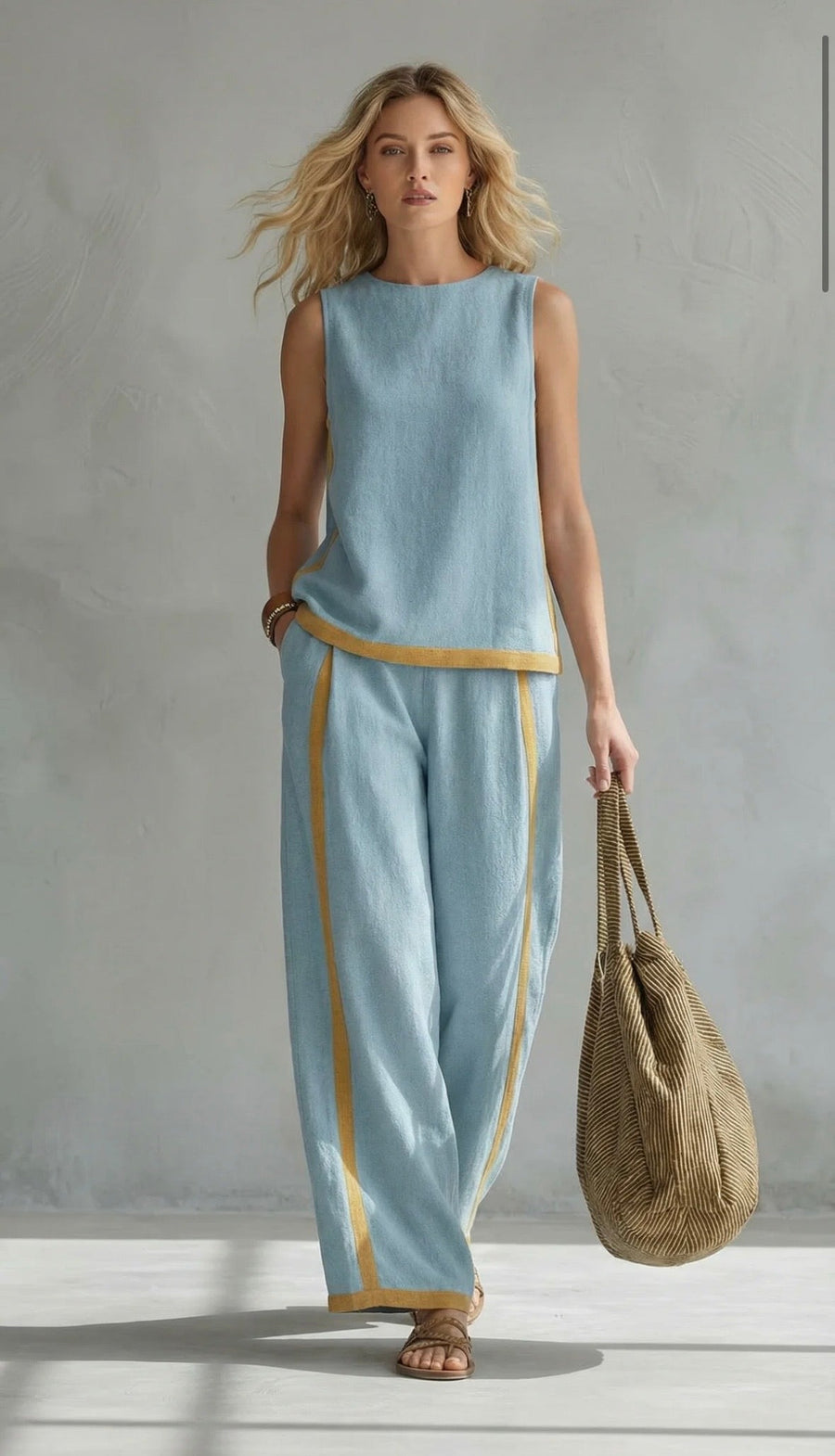 Sachindri - Elegante Completo a Due Pezzi
