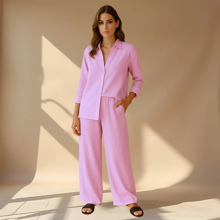 Ashleigh - Set Composto Da Camicia E Pantaloni