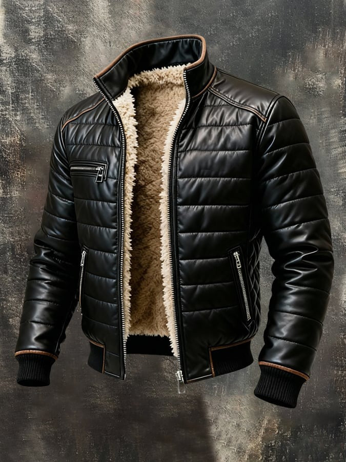 Alec - Giacca In Pelle Vintage