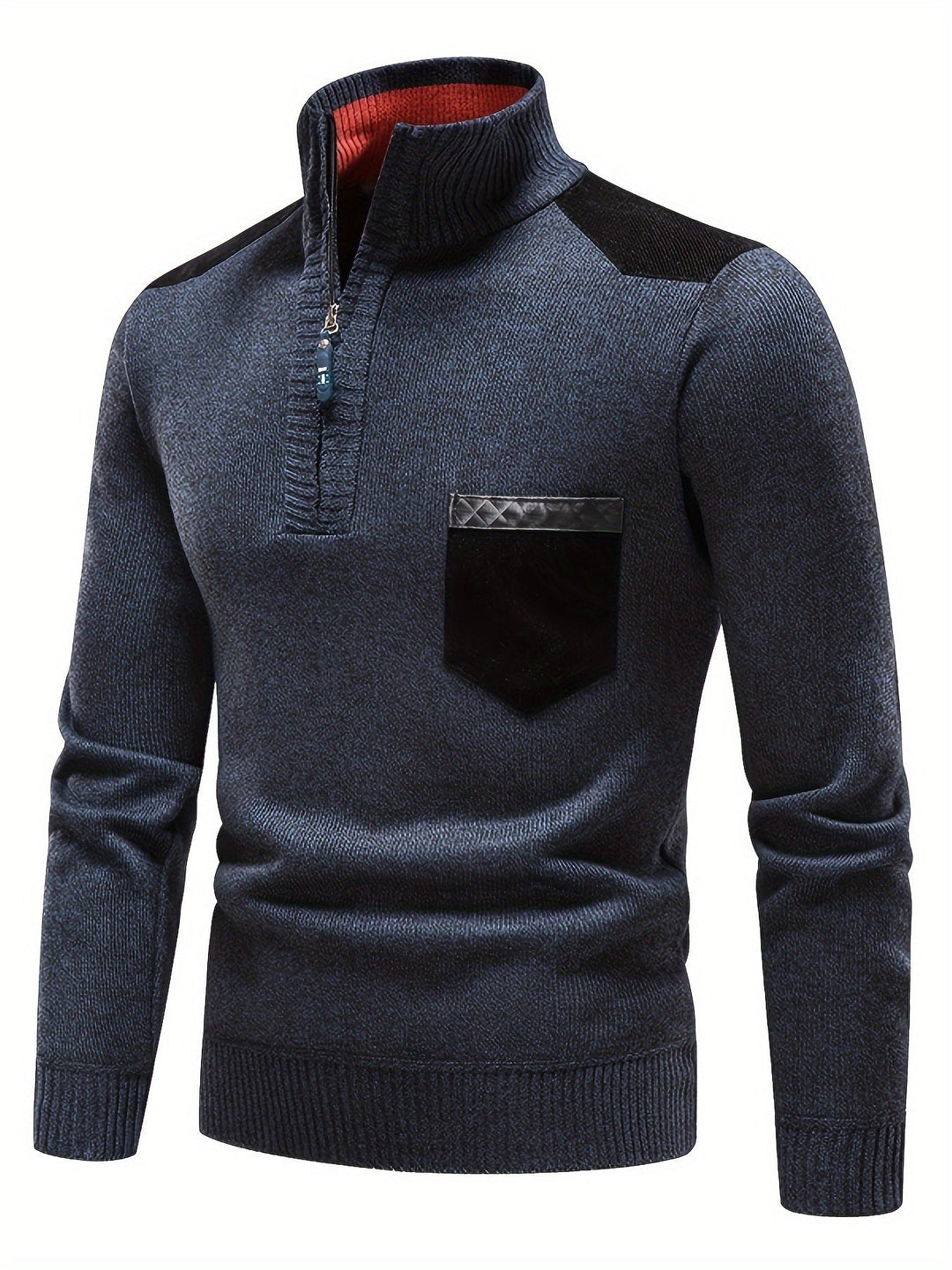 Gerdt - Maglione Casual a Maniche Lunghe Lavorato a Maglia