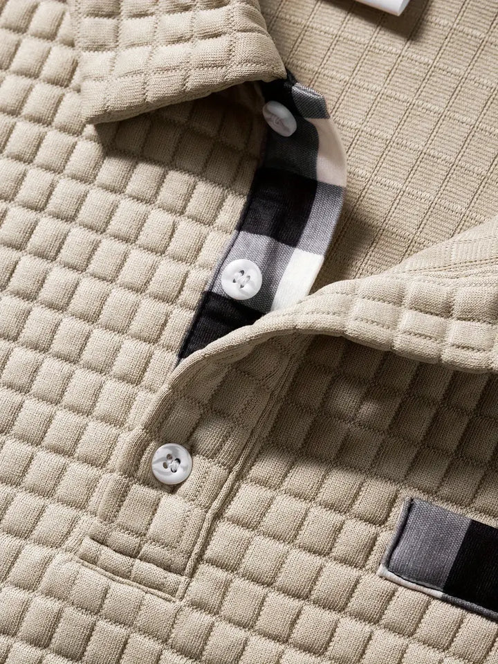 Hughes - Camicia Casual In Maglia Spessa Con Bottoni