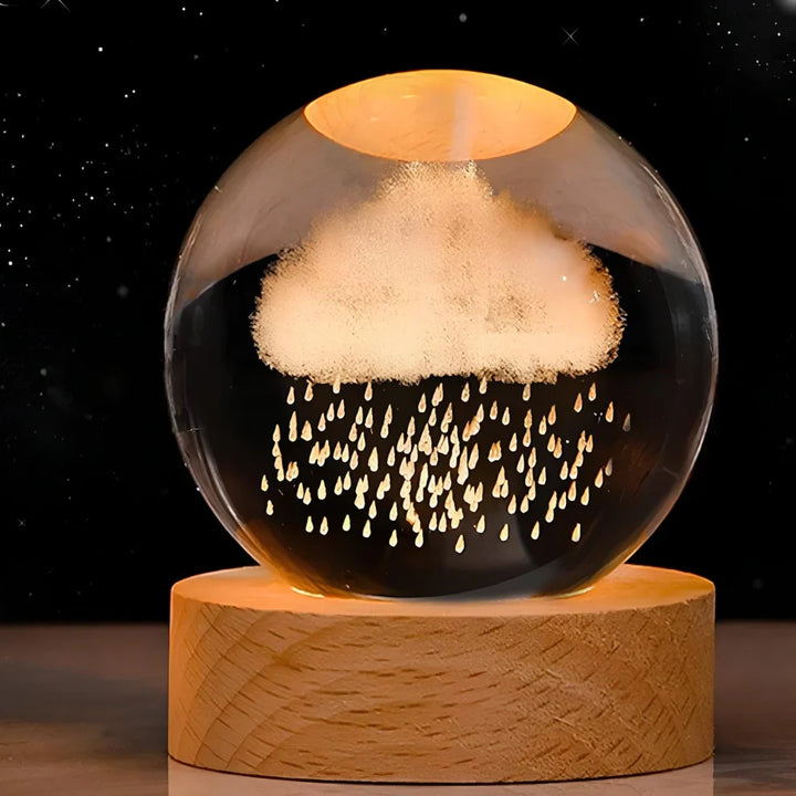 Glow Sphere – Lampada A Sfera Di Cristallo Luminosa
