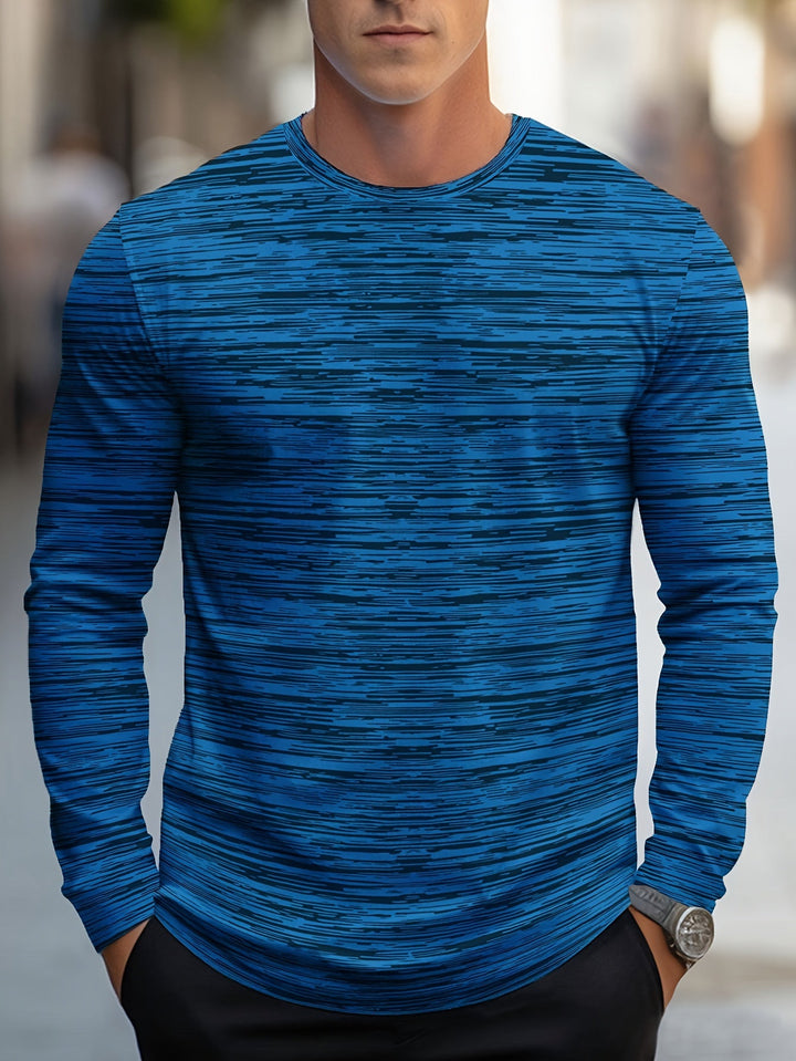 Alir - Camicia Casual a Maniche Lunghe a Righe