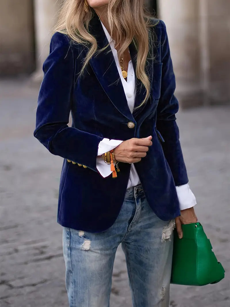 Elīna - Blazer Alla Moda In Velluto