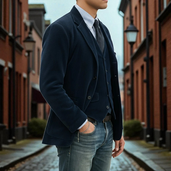Gunnar - Blazer e Gilet In Velluto a Coste