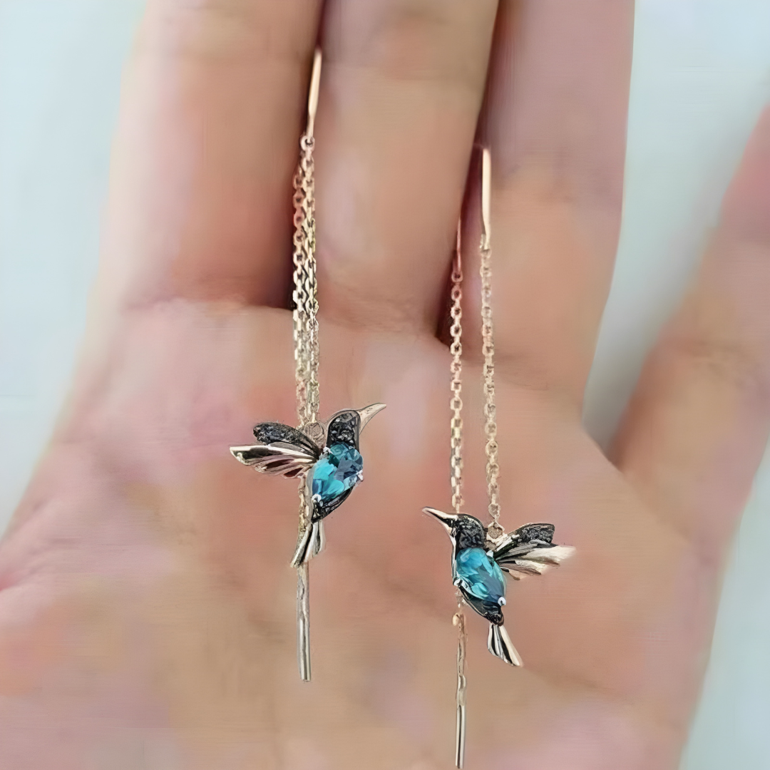 Arsenija - Orecchini Con Colibrì