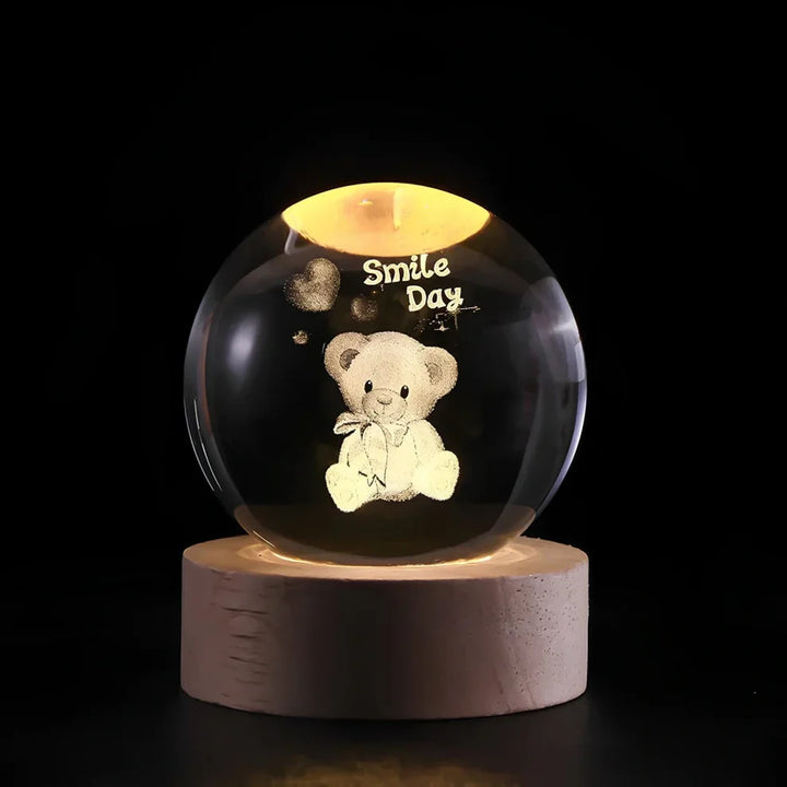 Glow Sphere – Lampada A Sfera Di Cristallo Luminosa