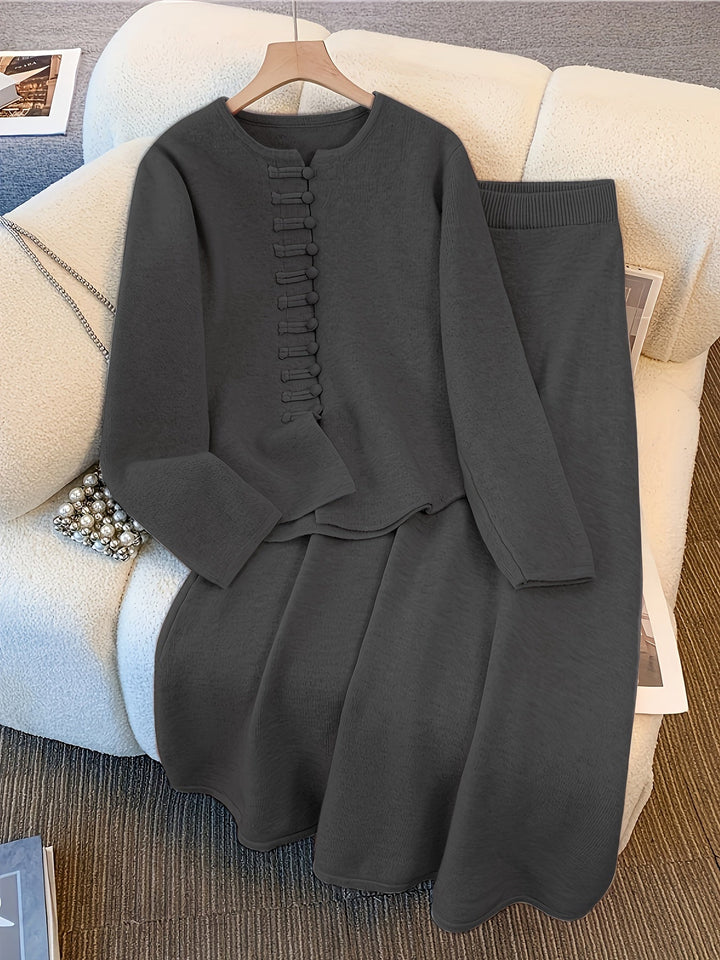 Zorine - Set Dovuto Pezzi Con Cardigan Abbottonato