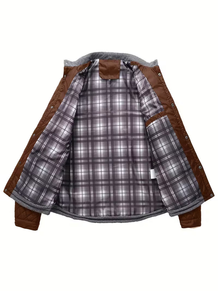 Stetson - Piumino Con Patchwork a Rombi