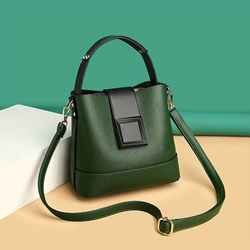 Maladho - Elegante Borsa a Secchiello Con Tracolla Regolabile