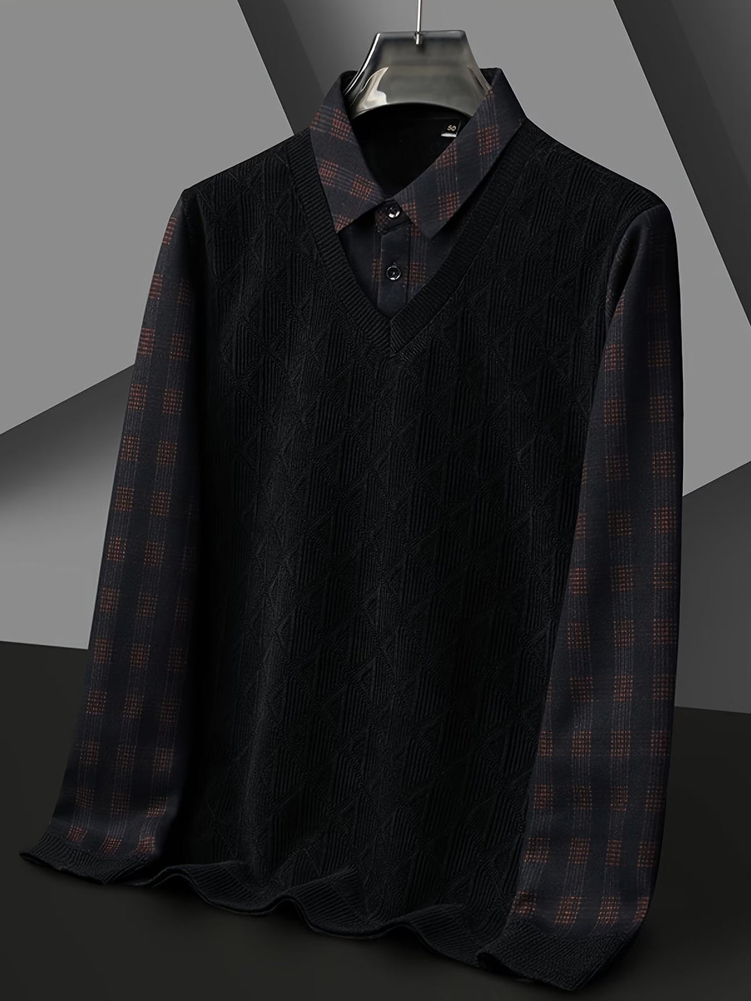 Alan - Maglione in Maglia a Maniche Lunghe