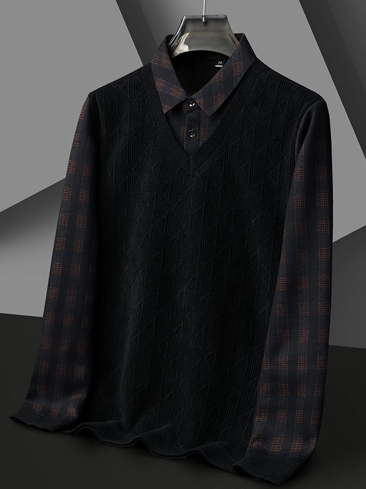 Alan - Maglione in Maglia a Maniche Lunghe