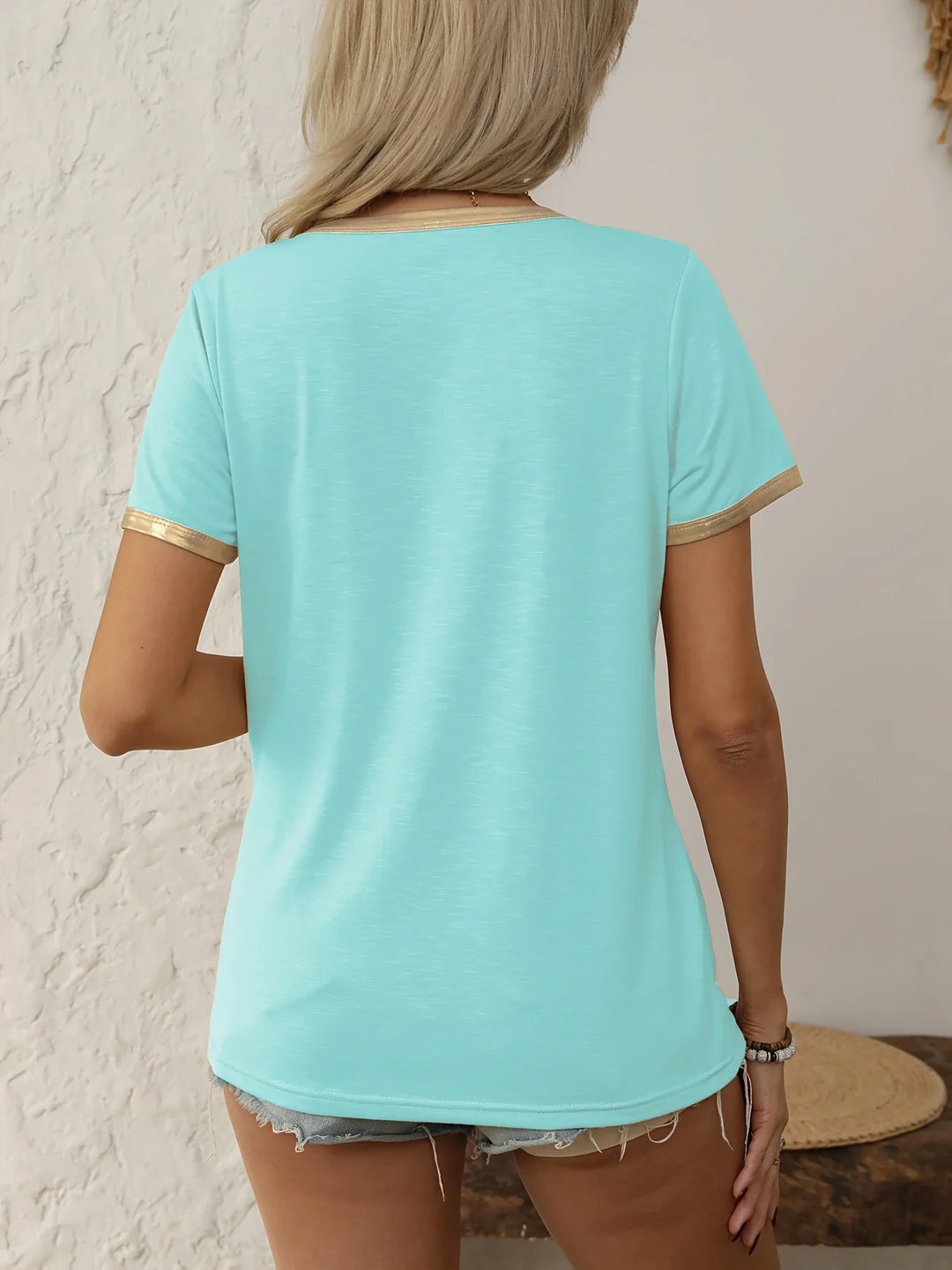 Krissy - T-Camicia Casuale Girocollo