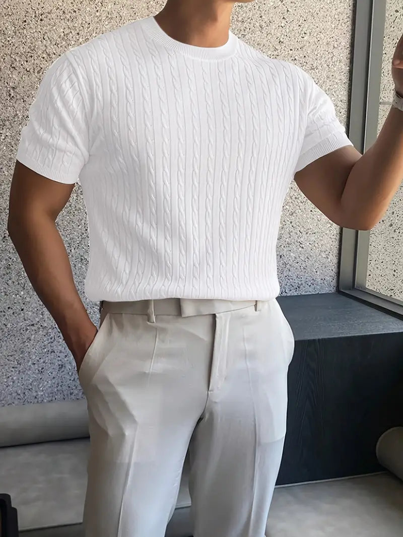 Kiril - Elegante Maglione Lavorato A Maglia