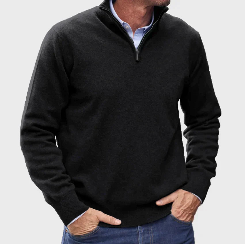 Mitch - Maglione Con Zip a Maniche Lunghe