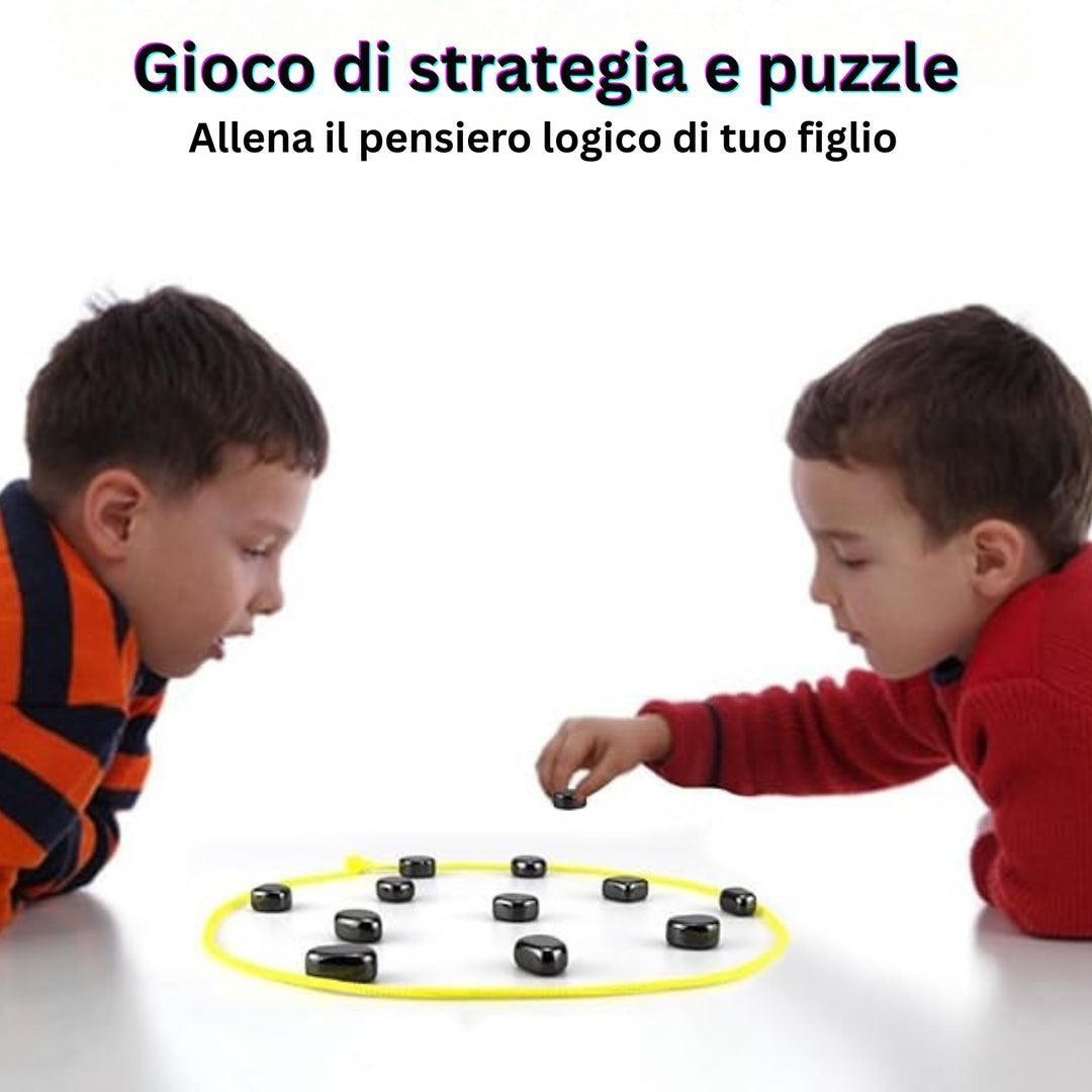 MindSpark - Set Di Scacchi Magnetici Divertente Gioco Di Strategia Per Bambini e Famiglie
