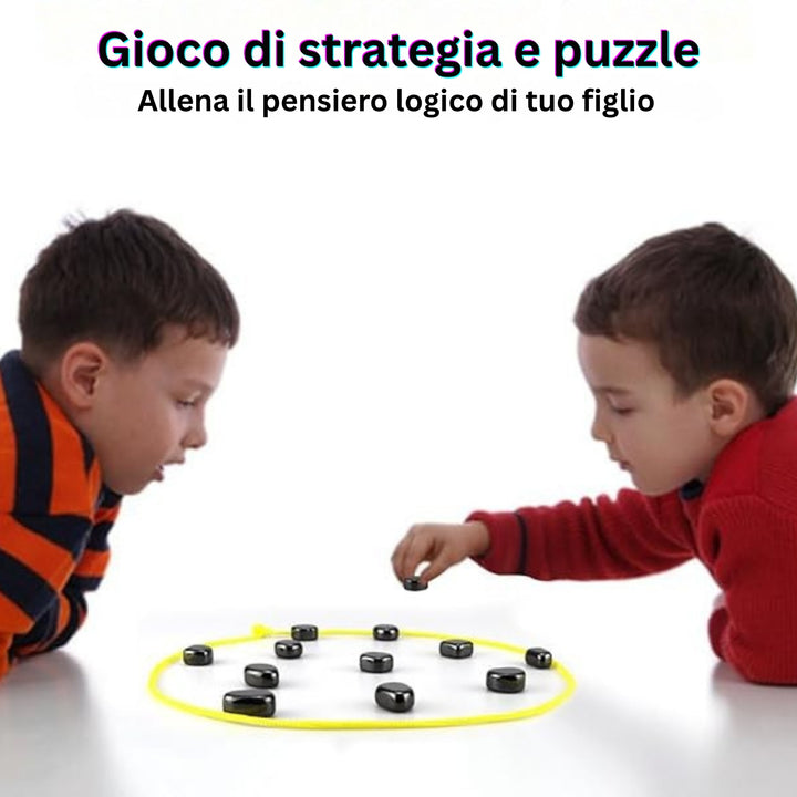 MindSpark - Set Di Scacchi Magnetici Divertente Gioco Di Strategia Per Bambini e Famiglie