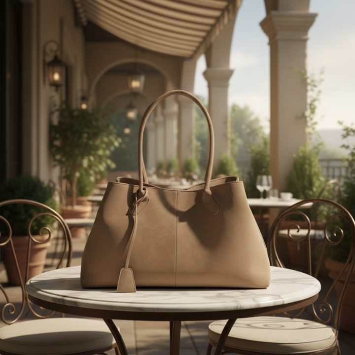 Umaiza - Borsa a Tracolla in Ecopelle Scamosciata alla Moda