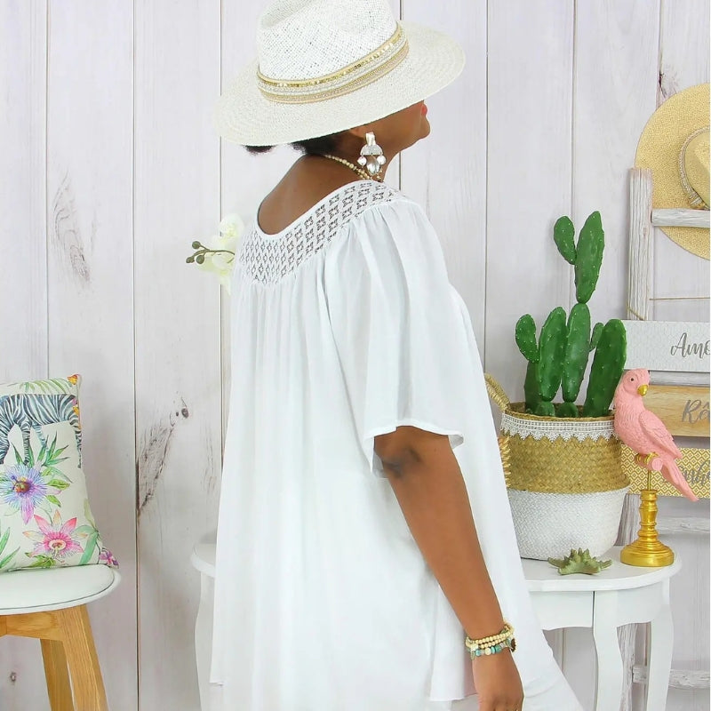 Silvana - Panno Estivo Con Manica Corta