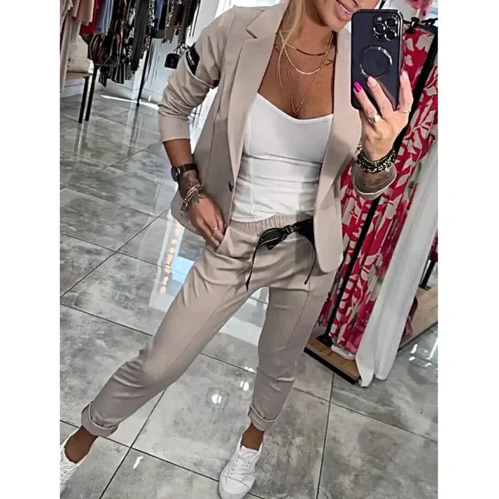Kseniya - Elegante Set Di Blazer E Pantaloni