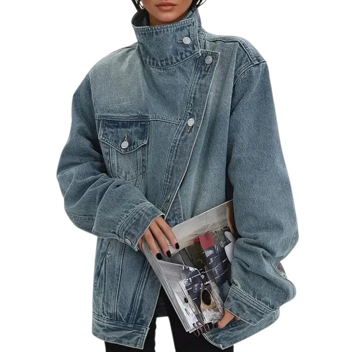 Estera - Giacca In Denim Asimmetrica