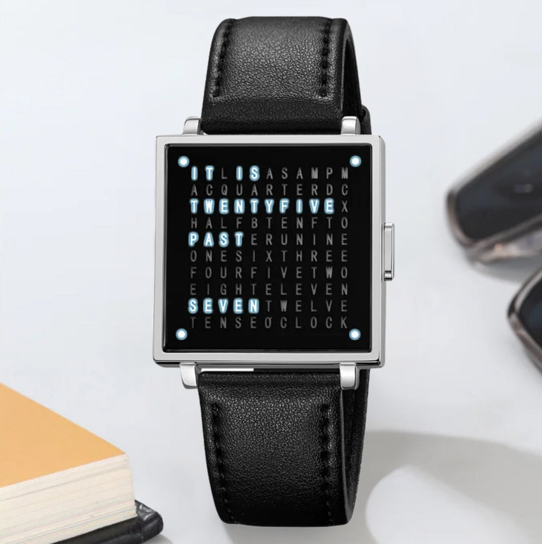 WordTime - Orologio Con Display Digitale Matrix