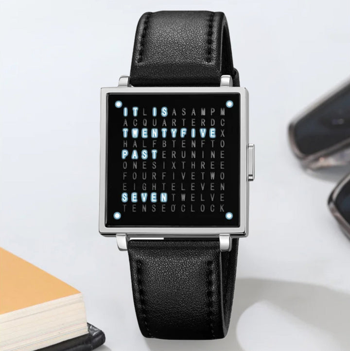 WordTime - Orologio Con Display Digitale Matrix