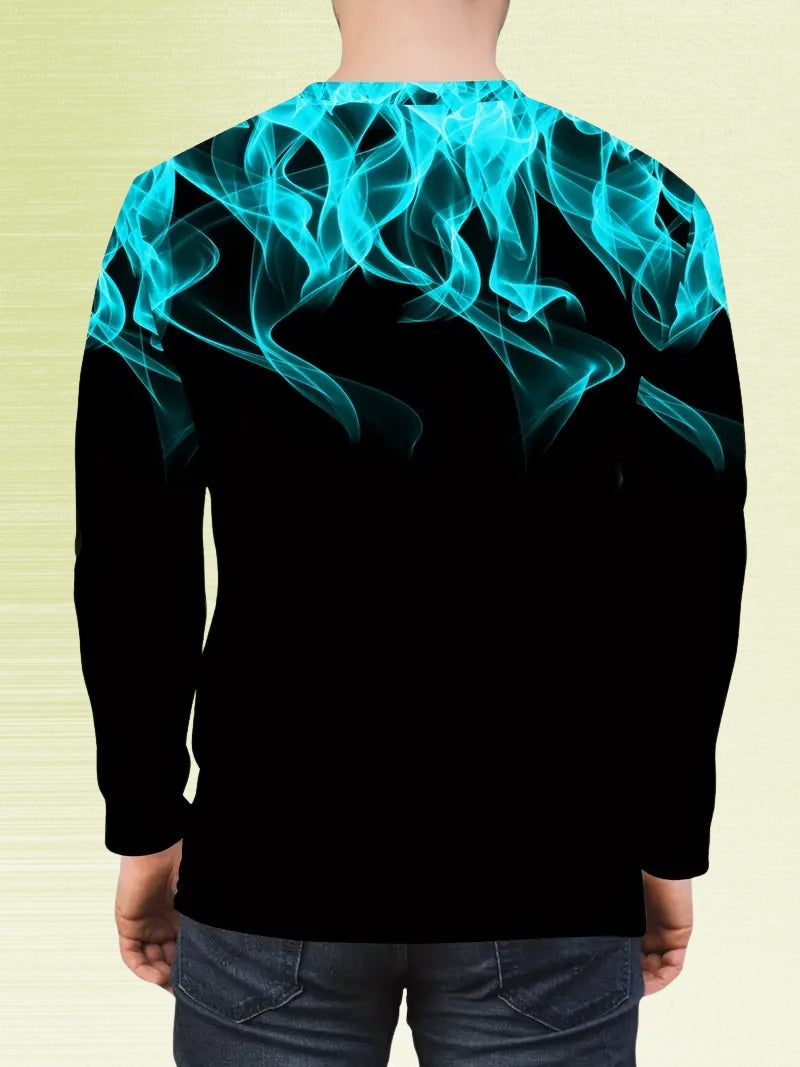 Bartlett - Camicia Casual a Maniche Lunghe Con Collo Rotondo