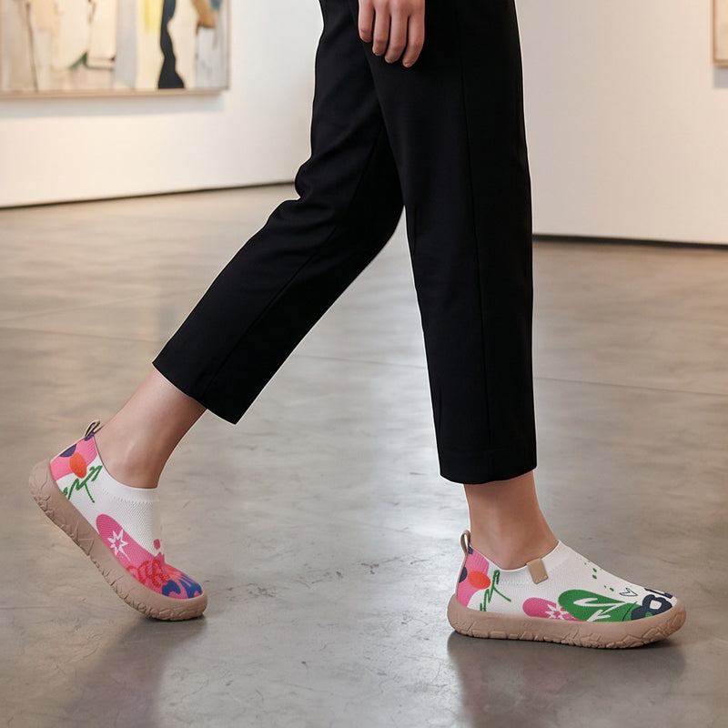Farhia - Scarpe Slip-on Casual Con Stampa Artistica