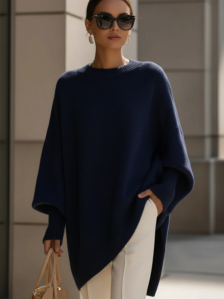 Phobe – Maglione Oversize Asimmetrico Lavorato A Maglia