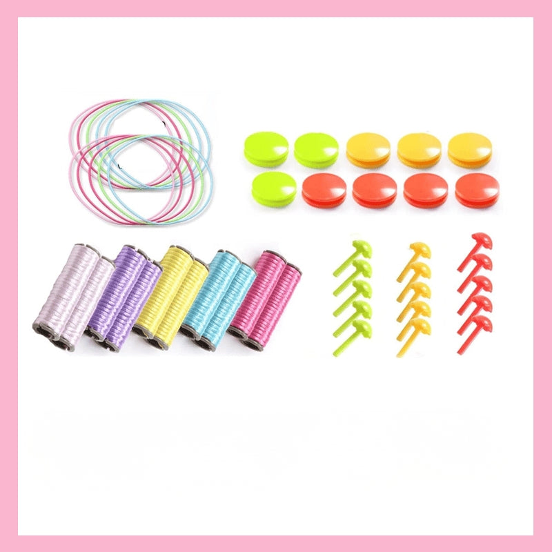 CharmCraft - Kit Fai Da Te Per Intrecciare Cordicelle a Mano