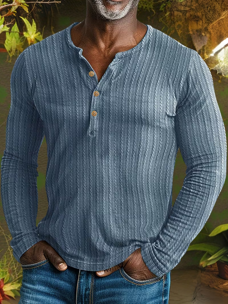 Severinas - Camicia Classica a Maniche Lunghe in Maglia