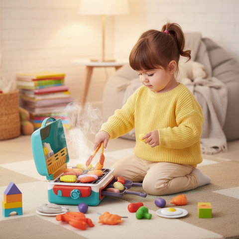 GrillMagic - Set da Barbecue con Cibo che Cambia Colore