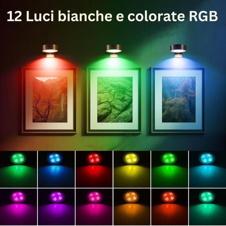 GlowFrame - Luce Magnetica Per Dipingere con 13 Modalità di Illuminazione ( Confezione da 3 )