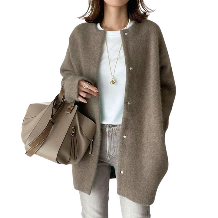 Genevia - Elegante Cardigan Lavorato a Maglia